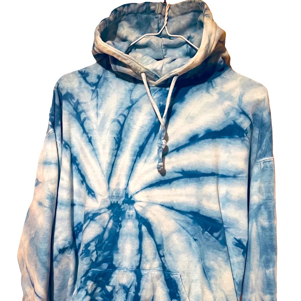 Tie dye warm hoodie